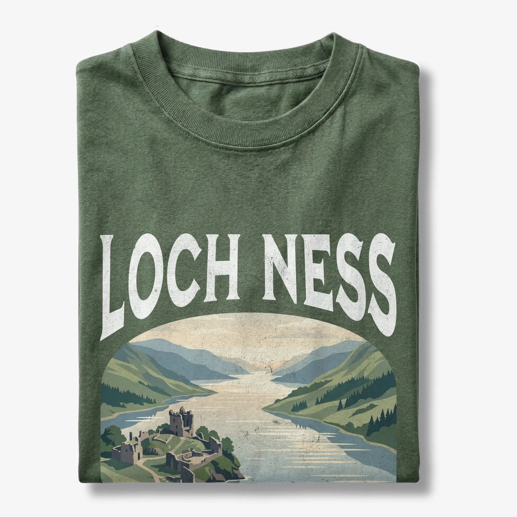 Loch Ness Vintage Poster Scotland T-Shirt