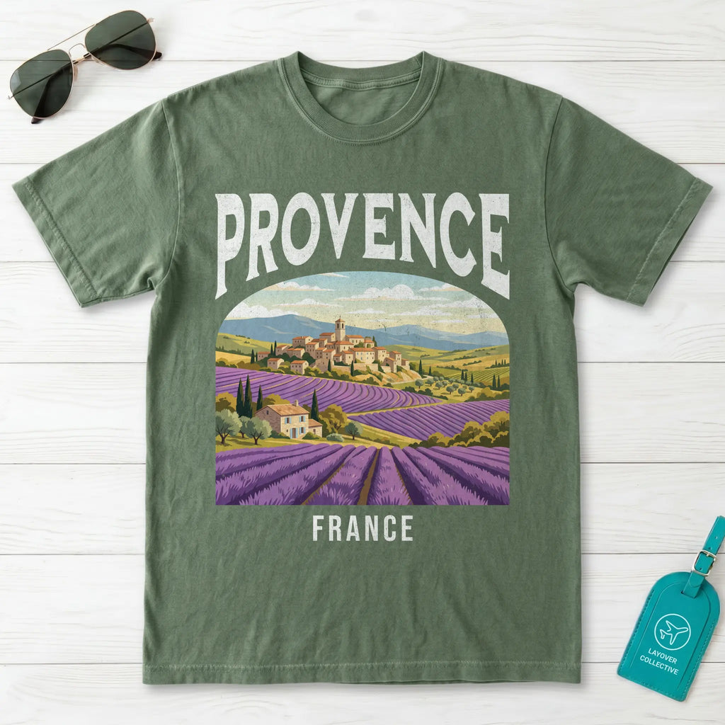 Provence France Vintage Travel Poster T-Shirt