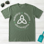 Malarkey Sarcasm Shenanigans Trinity Knot T-Shirt