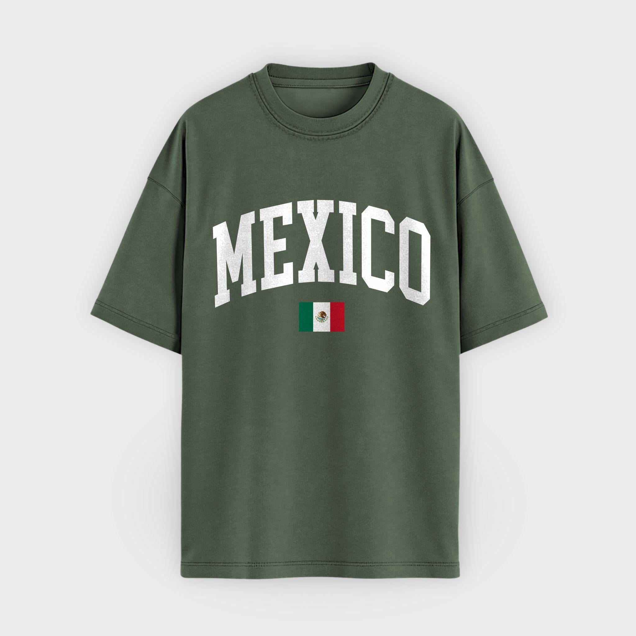 Mexico Collegiate Flag T-Shirt