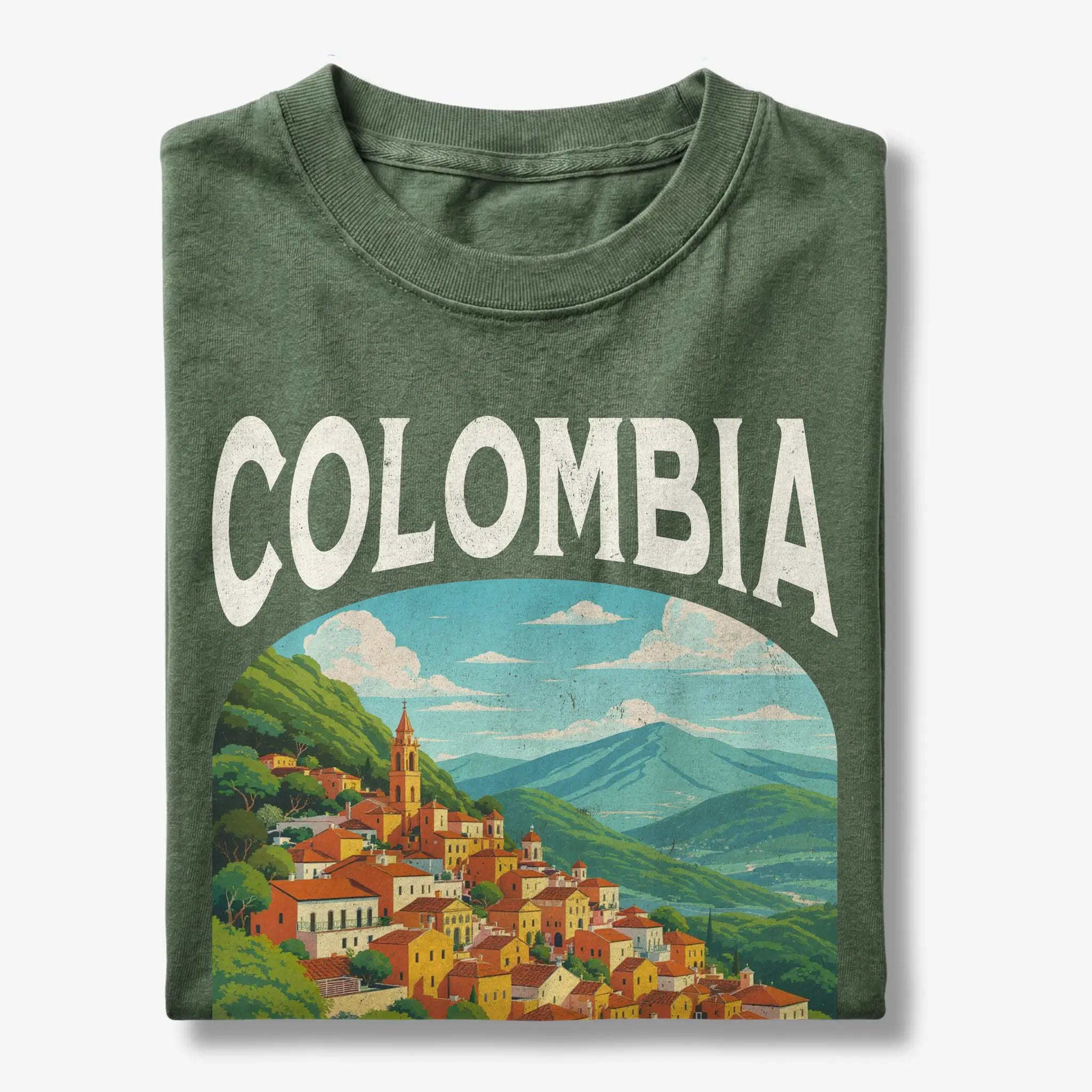 Colombia Vintage Travel Poster T-Shirt