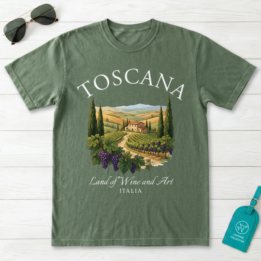 Toscana Italia Vineyard T-Shirt