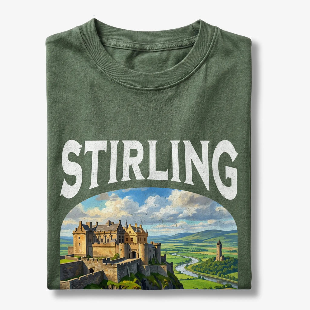 Stirling Vintage Poster Scotland T-Shirt