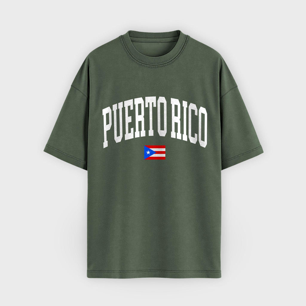 Puerto Rico Collegiate Flag T-Shirt