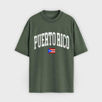Puerto Rico Collegiate Flag T-Shirt