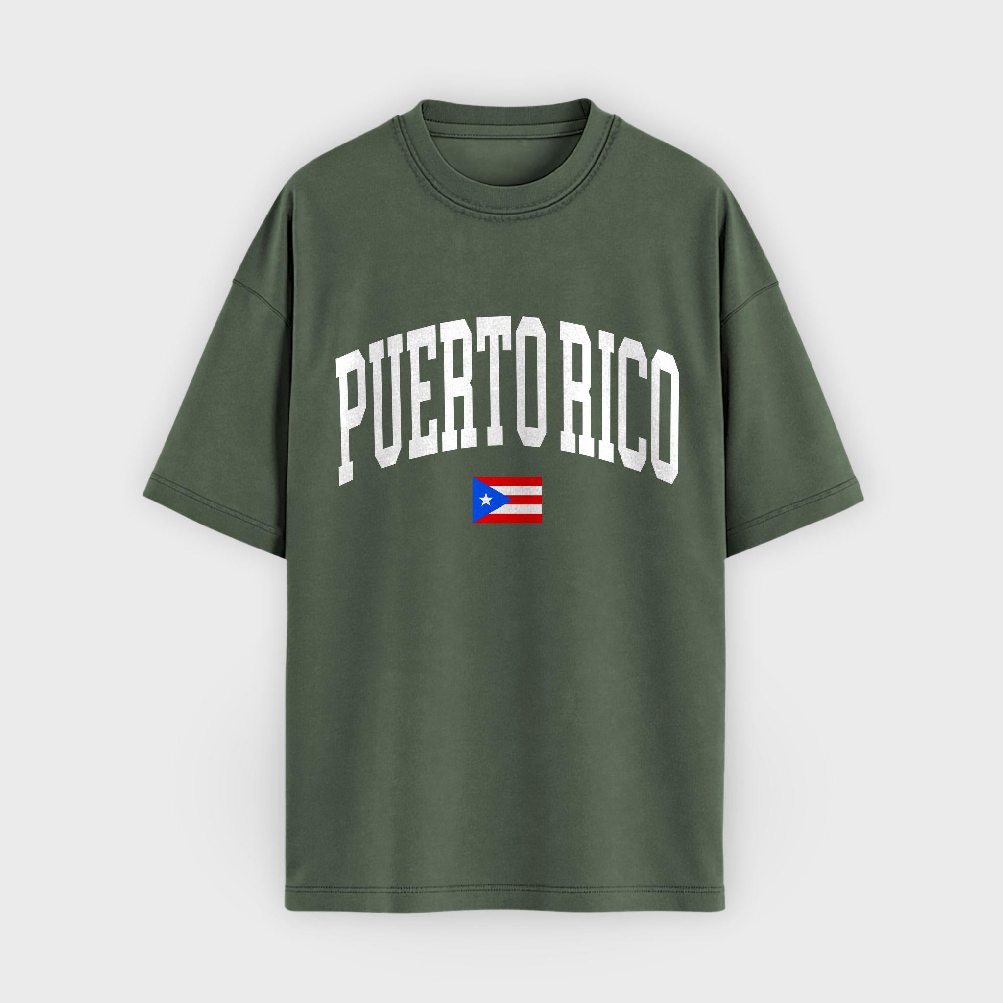 Puerto Rico Collegiate Flag T-Shirt
