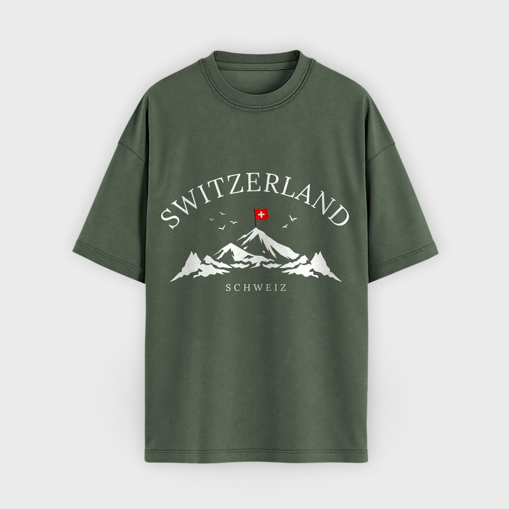 Switzerland Mountain Vista T-Shirt