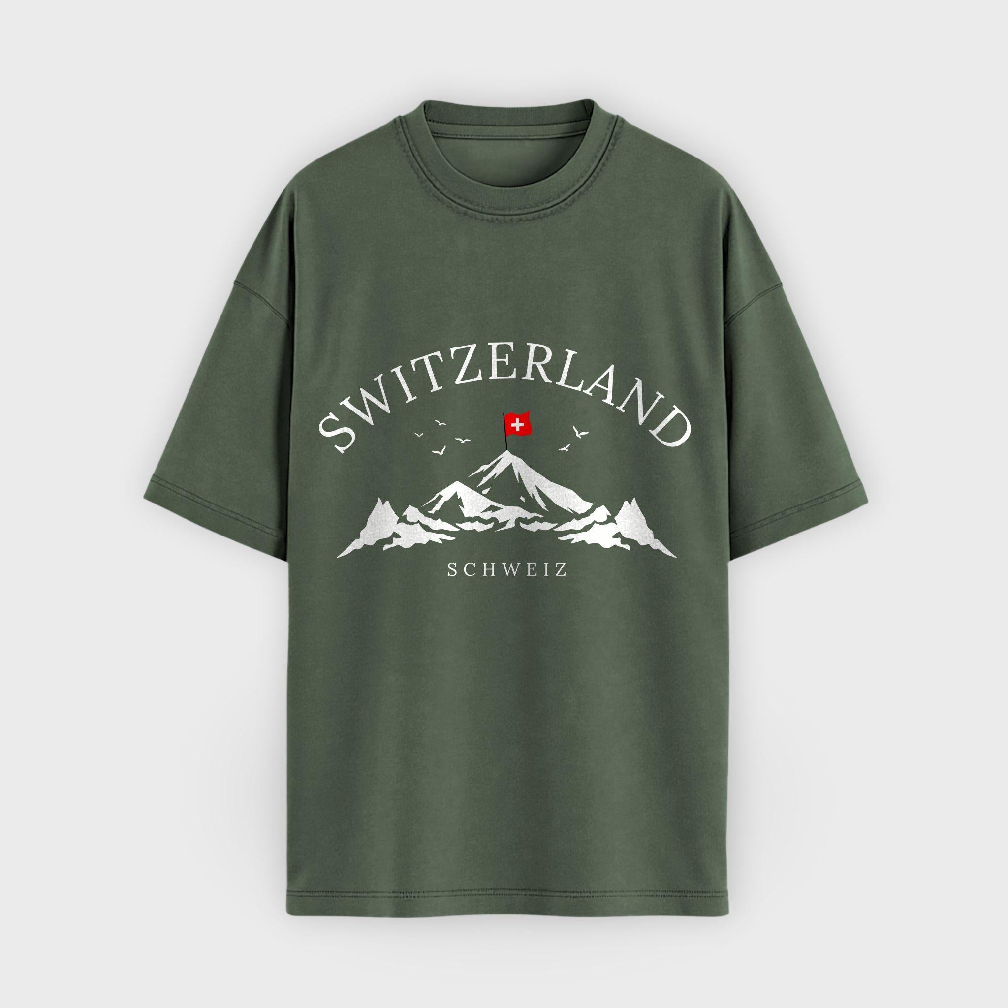 Switzerland Mountain Vista T-Shirt
