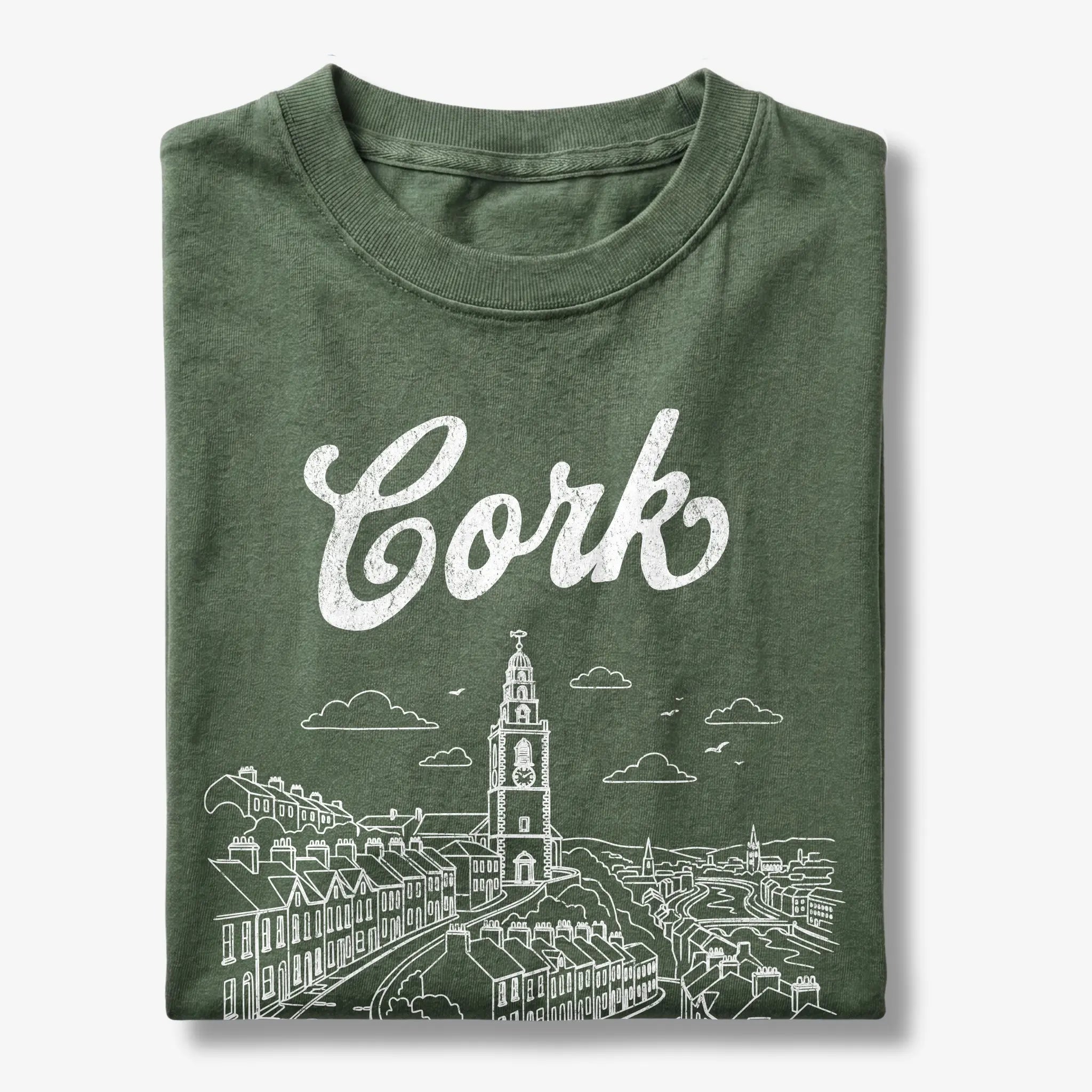 Cork Ireland Line Art T-Shirt