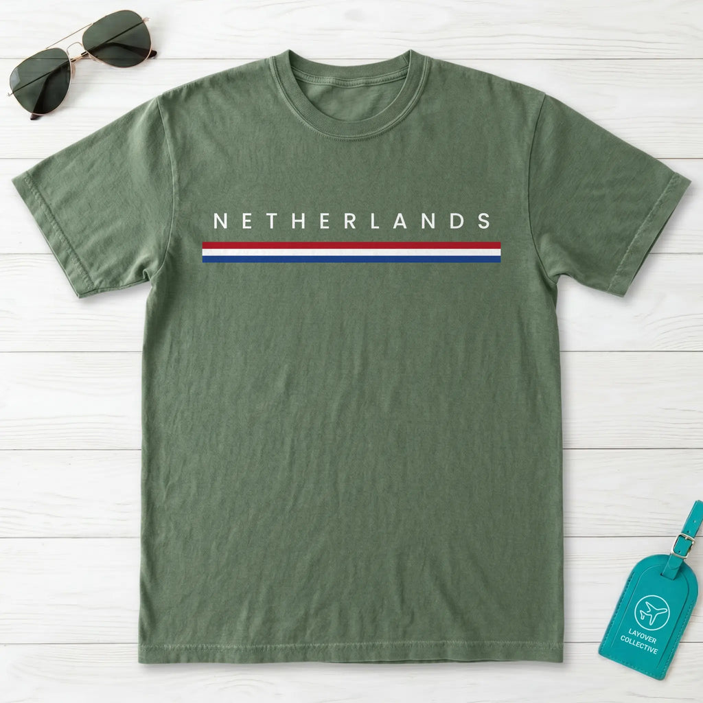 Netherlands Flagline T-Shirt