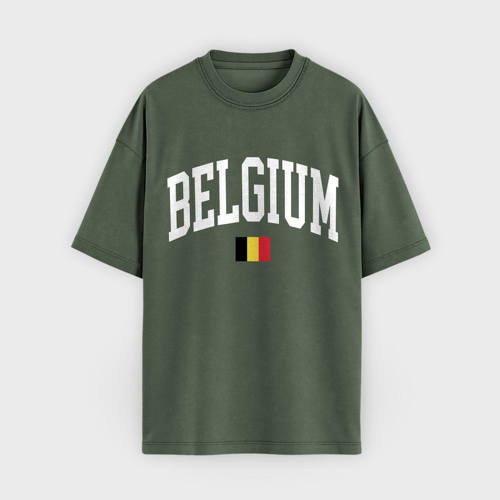 Belgium Collegiate Flag T-Shirt