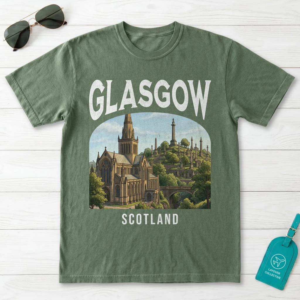 Glasgow Vintage Poster Scotland T-Shirt