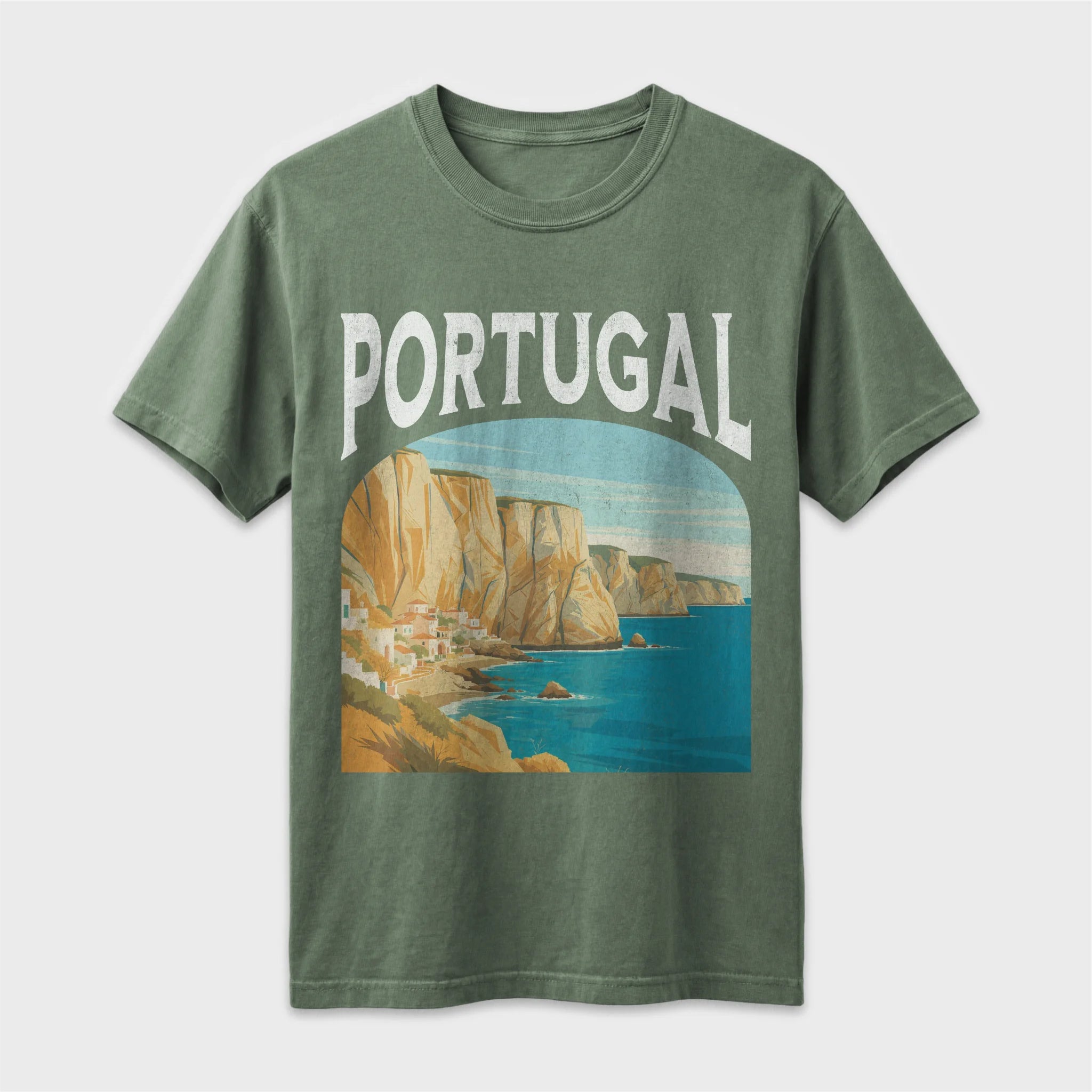 Portugal Vintage Travel Poster T-Shirt