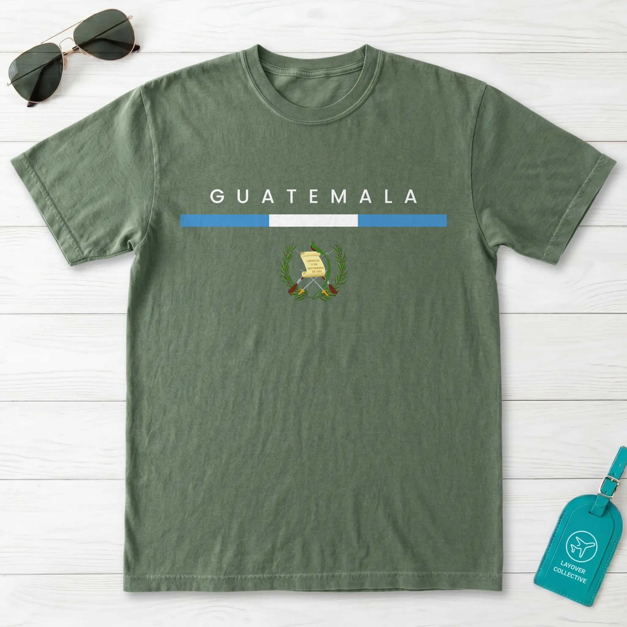 Guatemala Flagline T-Shirt