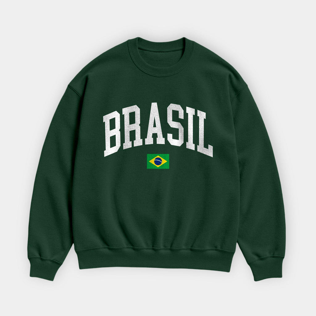 Brasil Collegiate Flag Sweatshirt