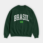 Brasil Collegiate Flag Sweatshirt