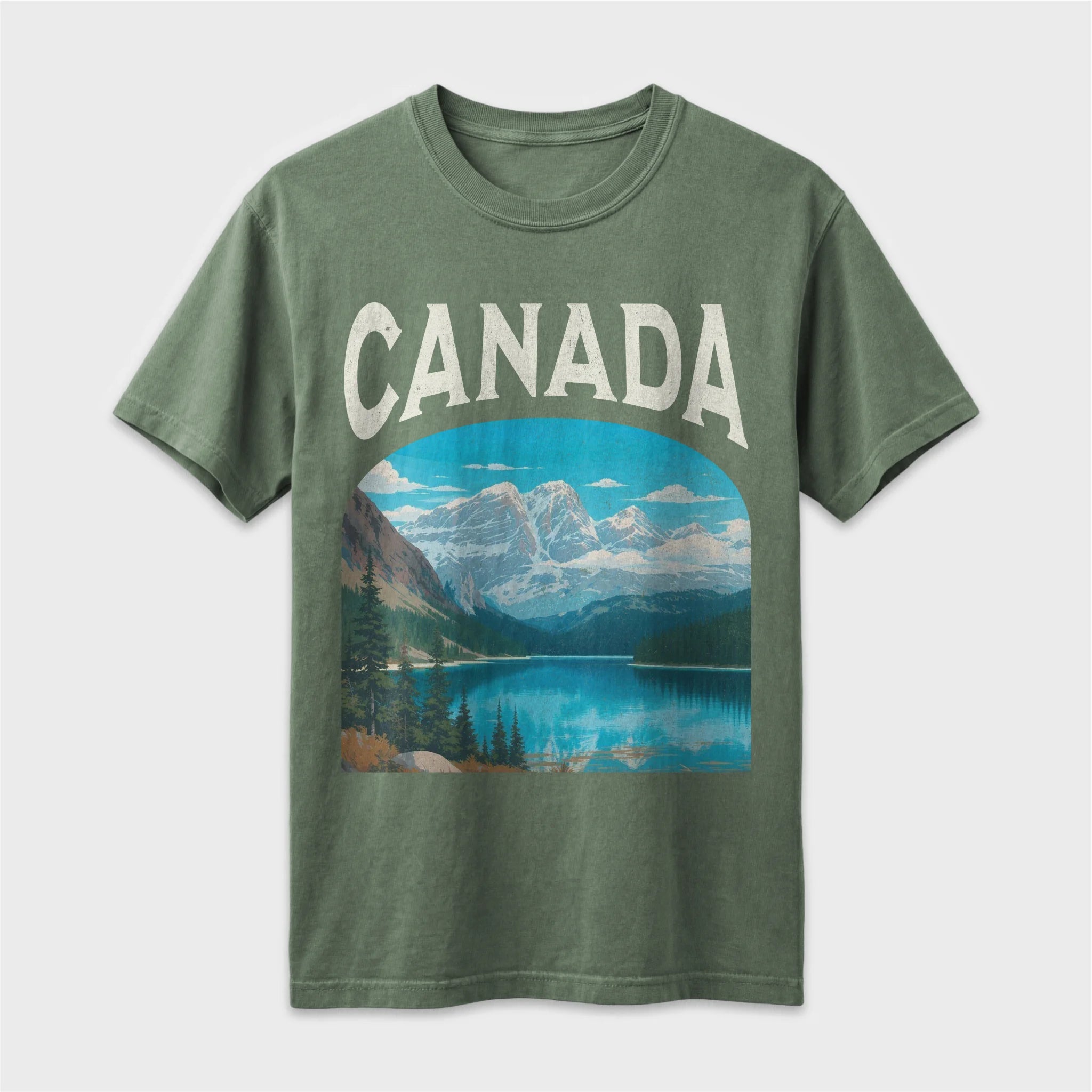 Canada Vintage Travel Poster T-Shirt