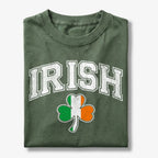 Irish Shamrock Flag Collegiate T-Shirt