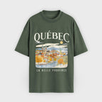 Quebec Vintage Travel Graphic T-Shirt