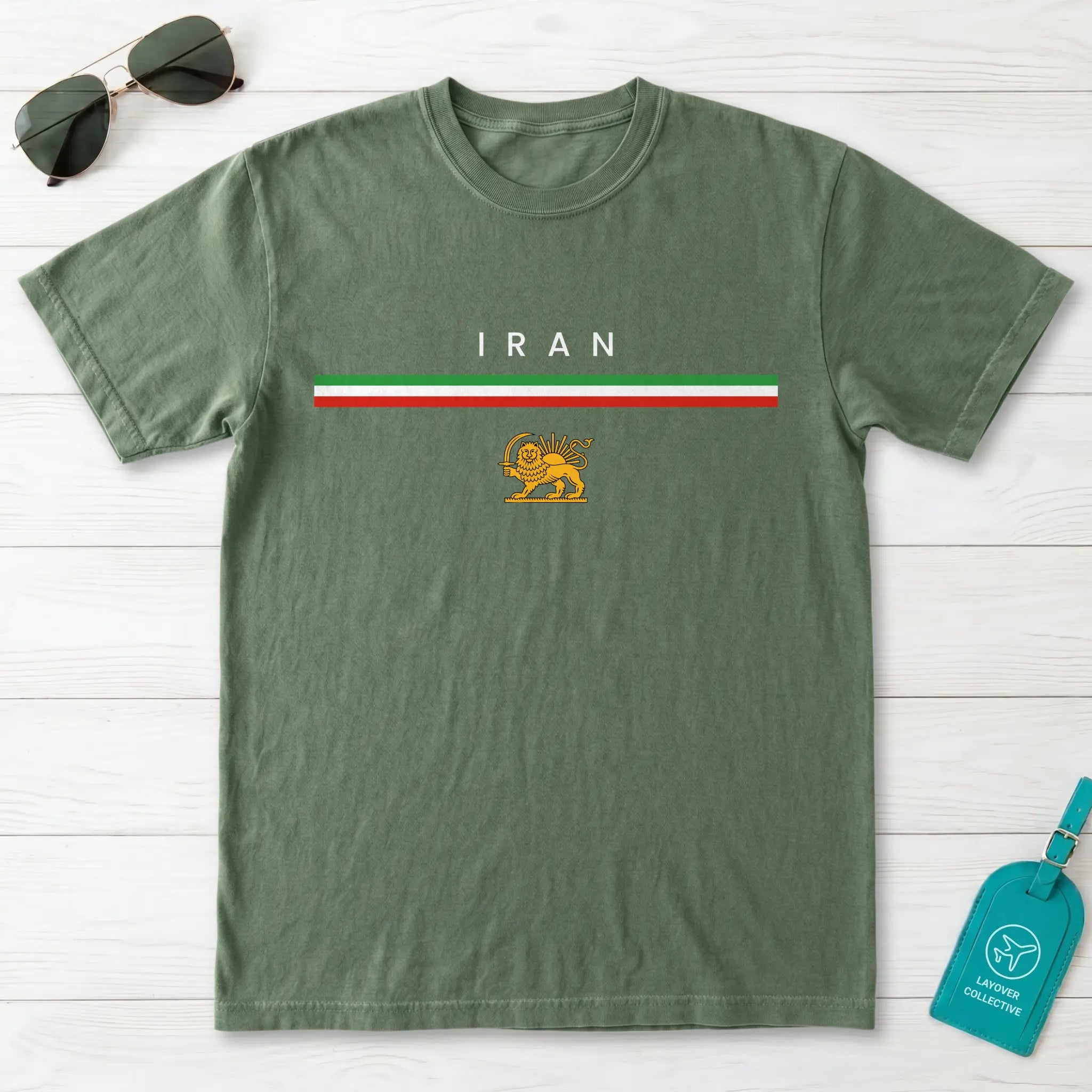 Iran Flagline T-Shirt