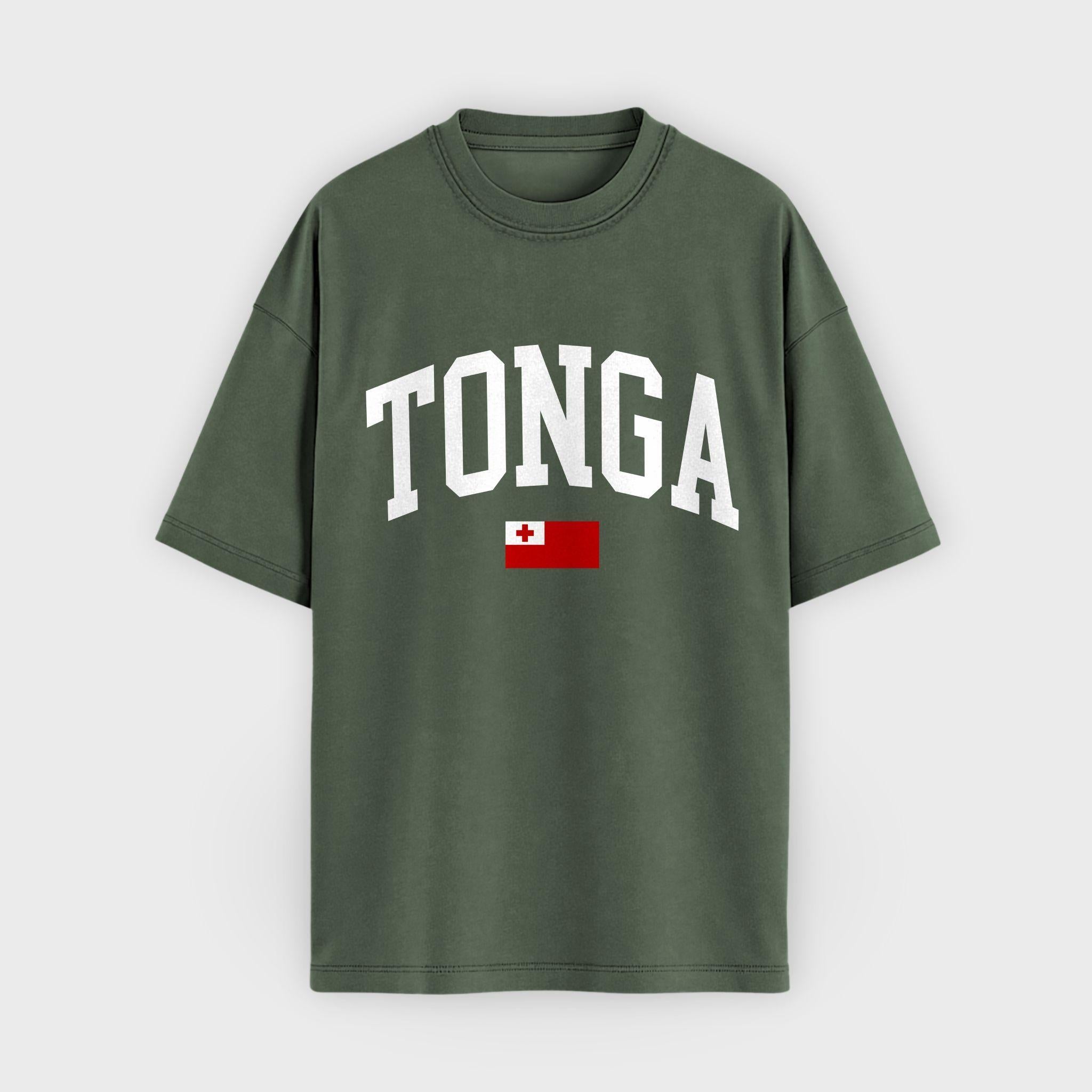 Tonga Collegiate Flag T-Shirt