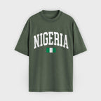 Nigeria Collegiate Flag T-Shirt