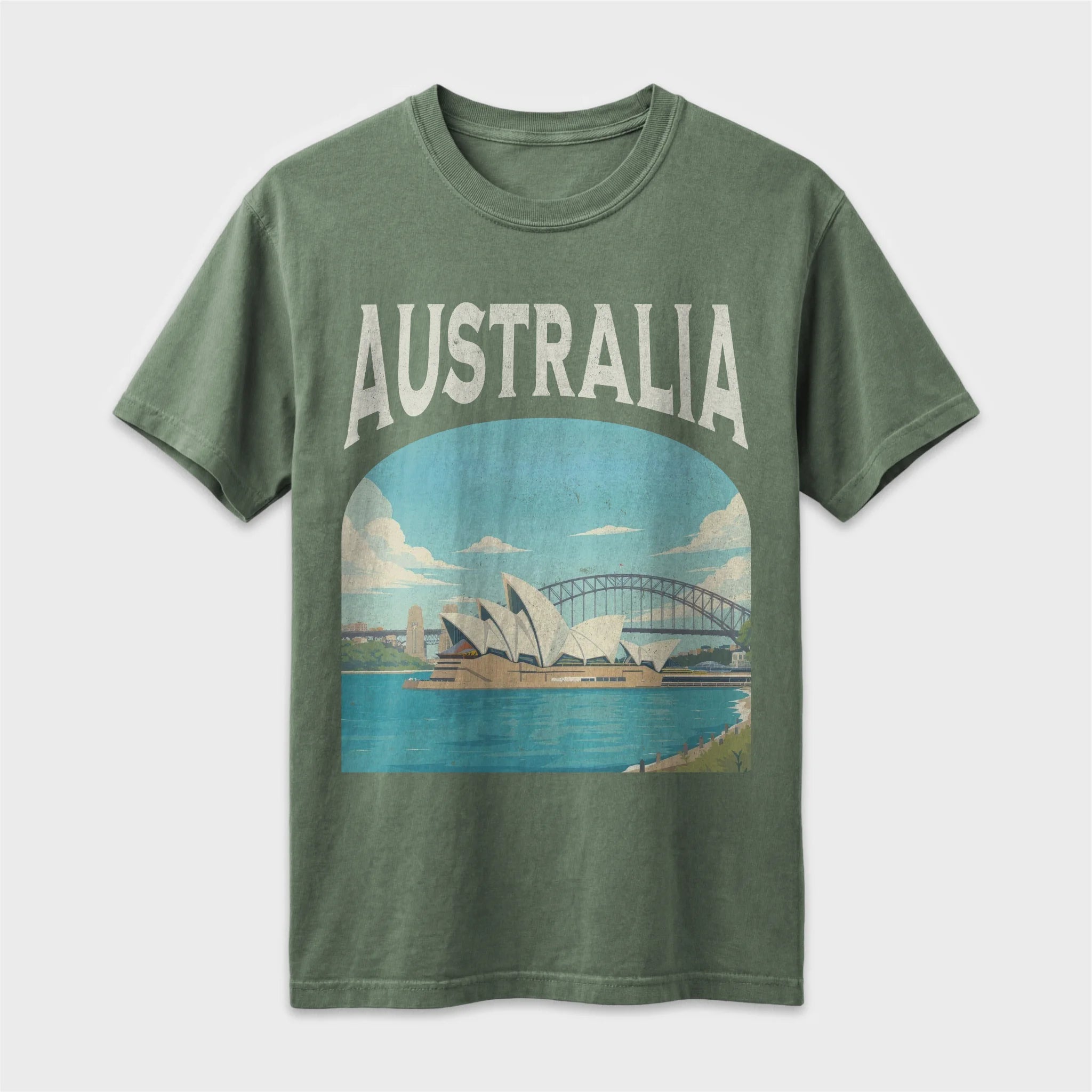 Australia Vintage Travel Poster T-Shirt