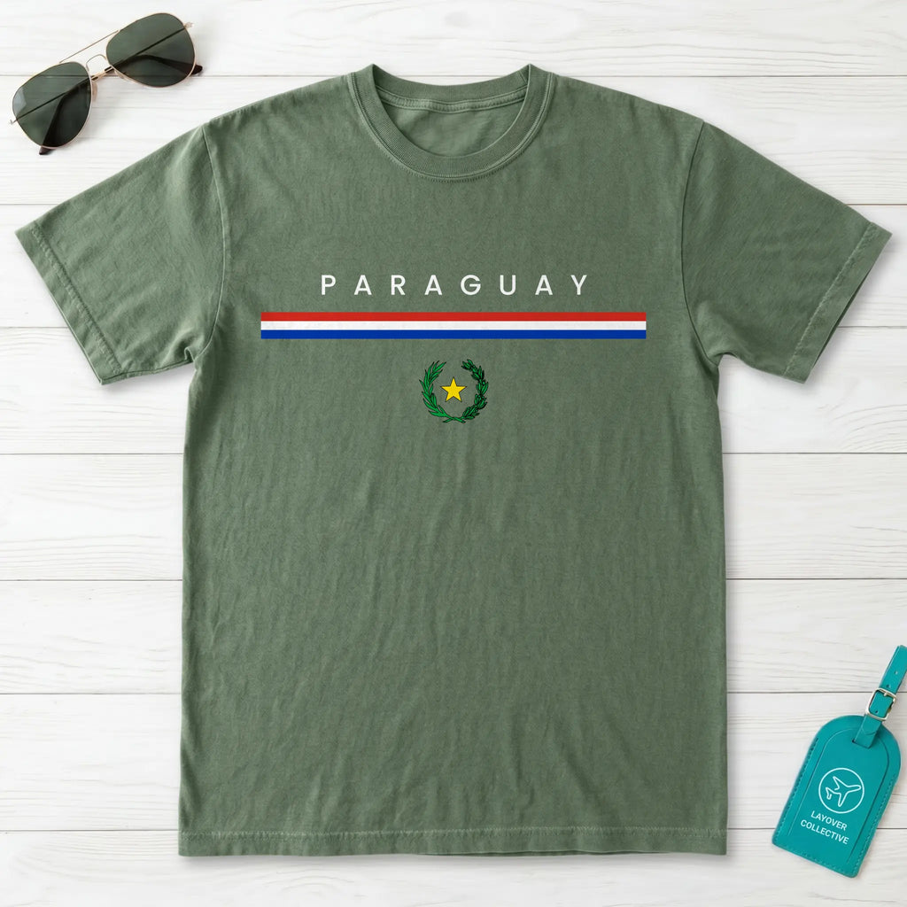 Paraguay Flagline T-Shirt