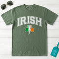 Irish Shamrock Flag Collegiate T-Shirt