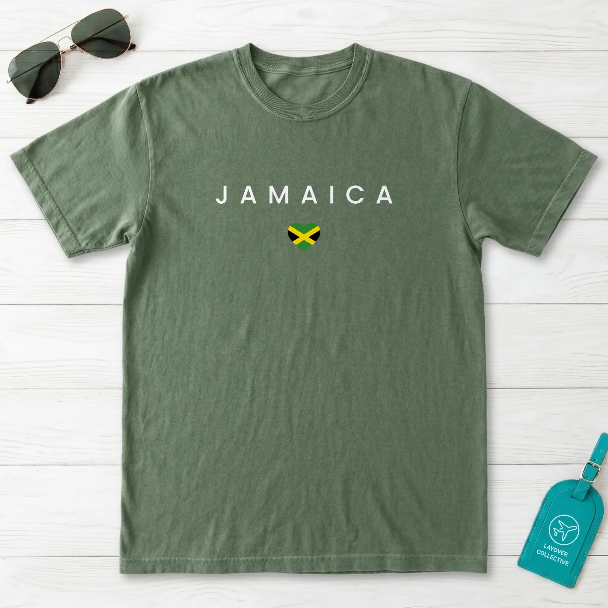 Jamaica Minimal Flag T-Shirt