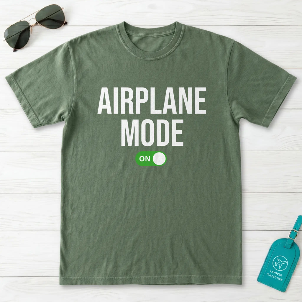 Airplane Mode On T-Shirt