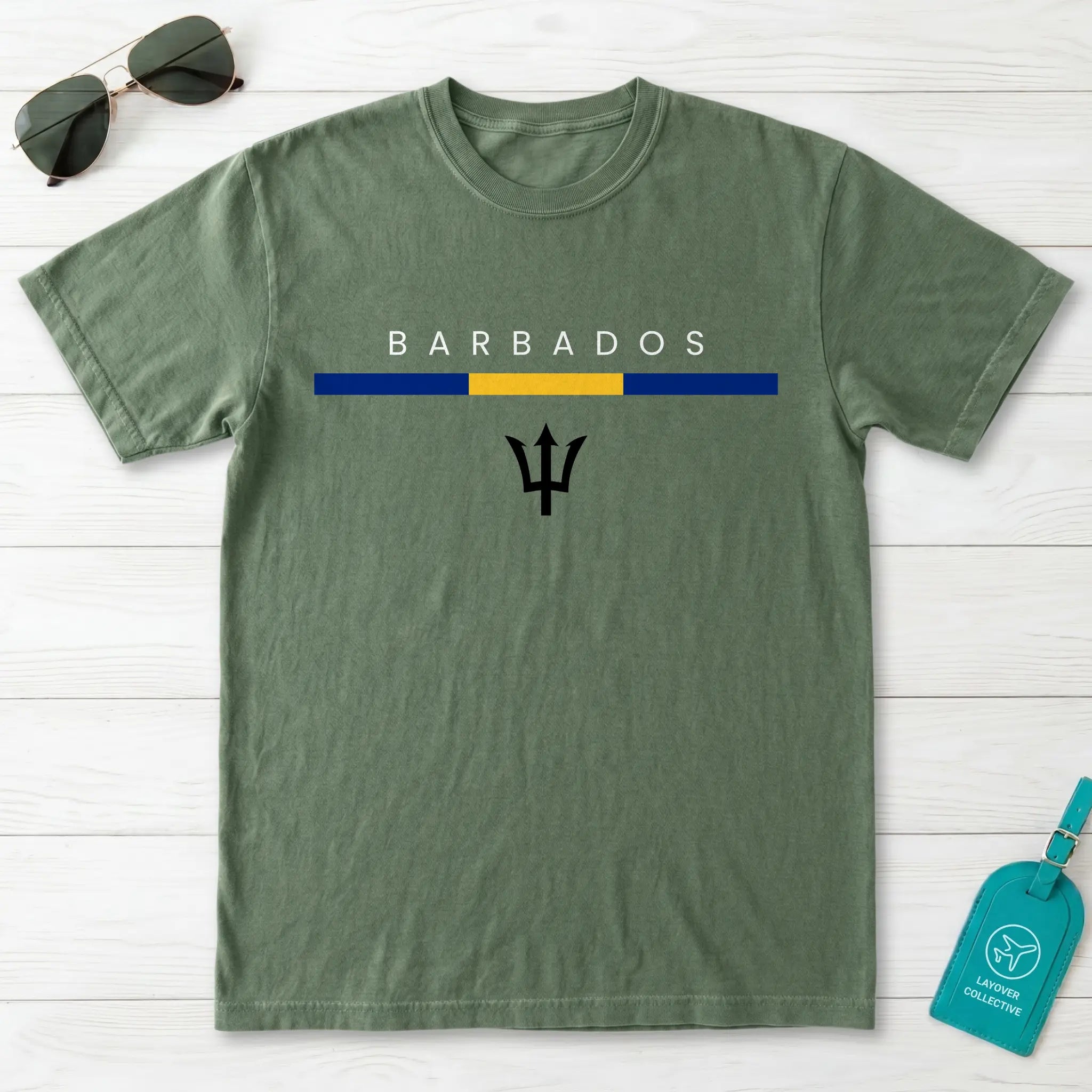 Barbados Flagline T-Shirt