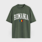 Romania Collegiate Flag T-Shirt