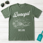 Donegal Ireland Castle Line Art T-Shirt