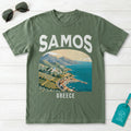 Samos Greece Vintage Travel Poster T-Shirt