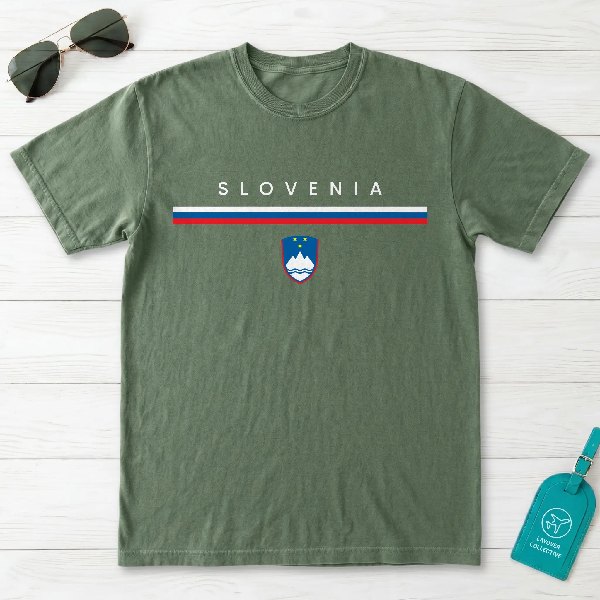 Slovenia Flagline T-Shirt