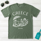 Greece Vintage Sketch T-Shirt