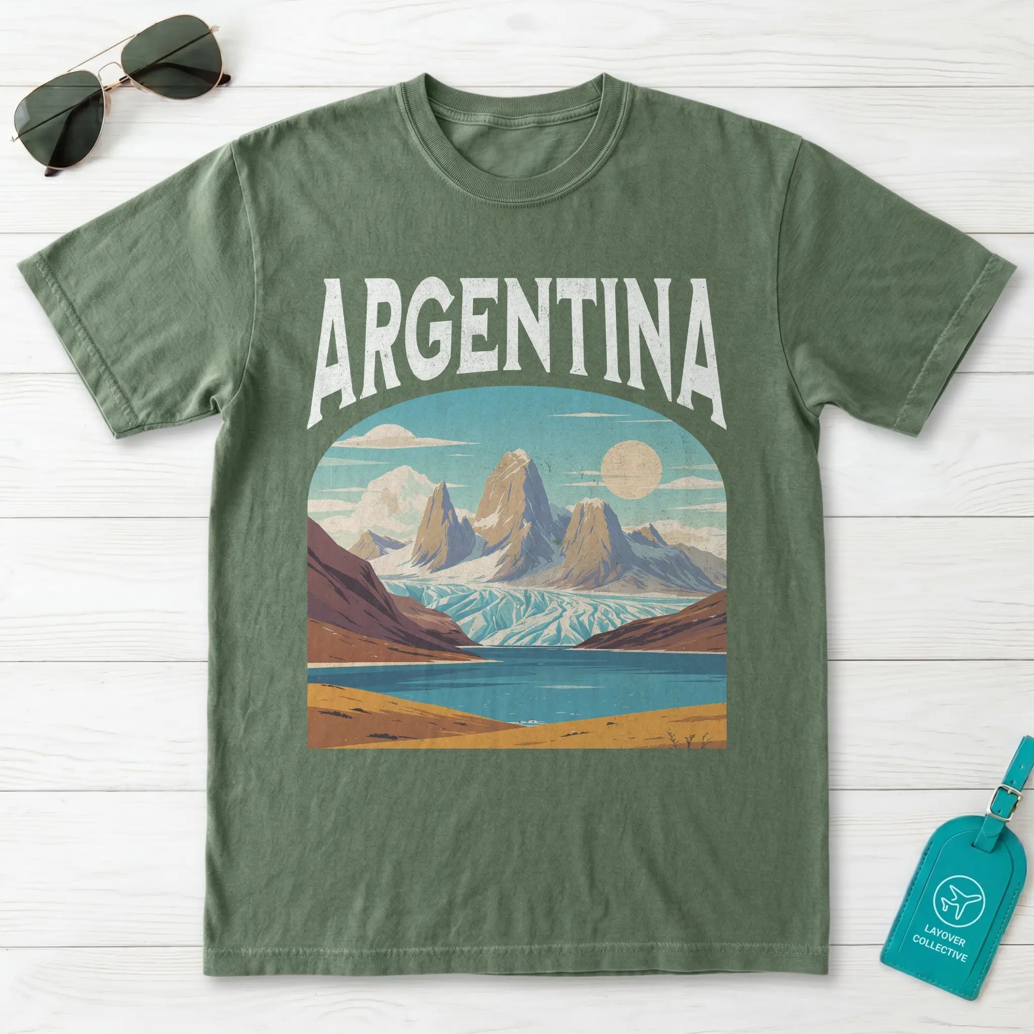 Argentina Vintage Travel Poster T-Shirt