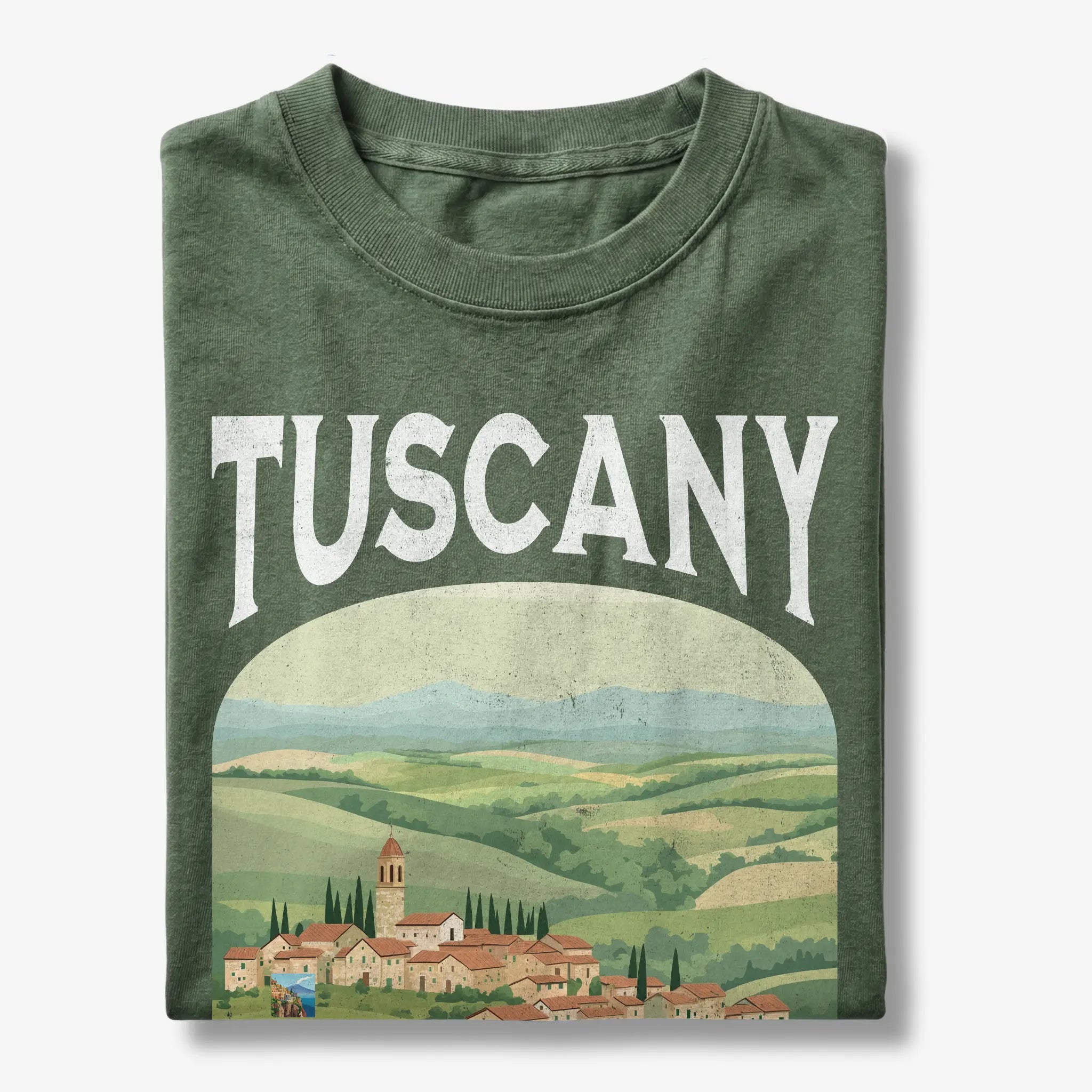 Tuscany Italy Vintage Travel Poster T-Shirt