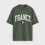 France Collegiate Flag T-Shirt
