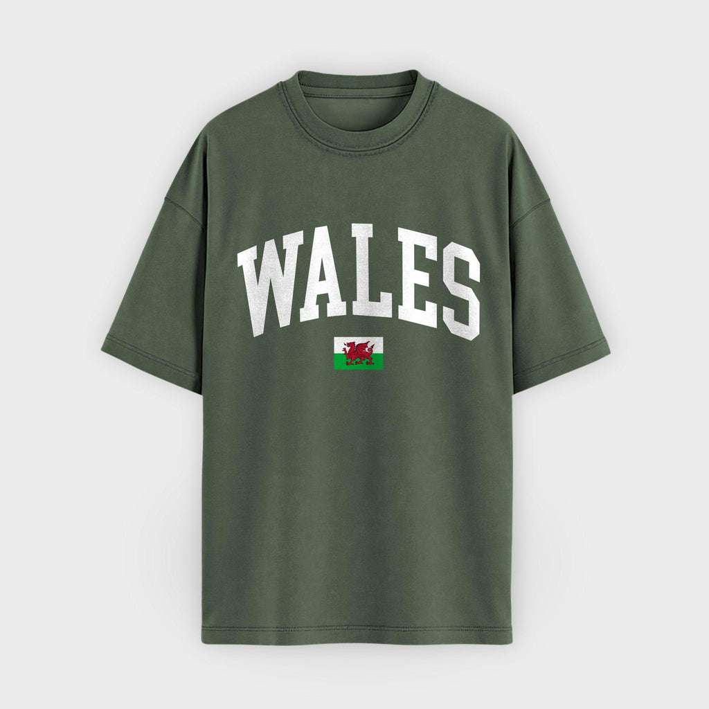 Wales Collegiate Flag T-Shirt
