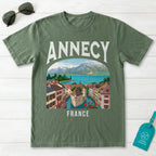 Annecy France Vintage Travel Poster T-Shirt