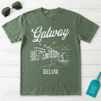 Galway Ireland Line Art T-Shirt