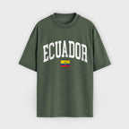 Ecuador Collegiate Flag T-Shirt