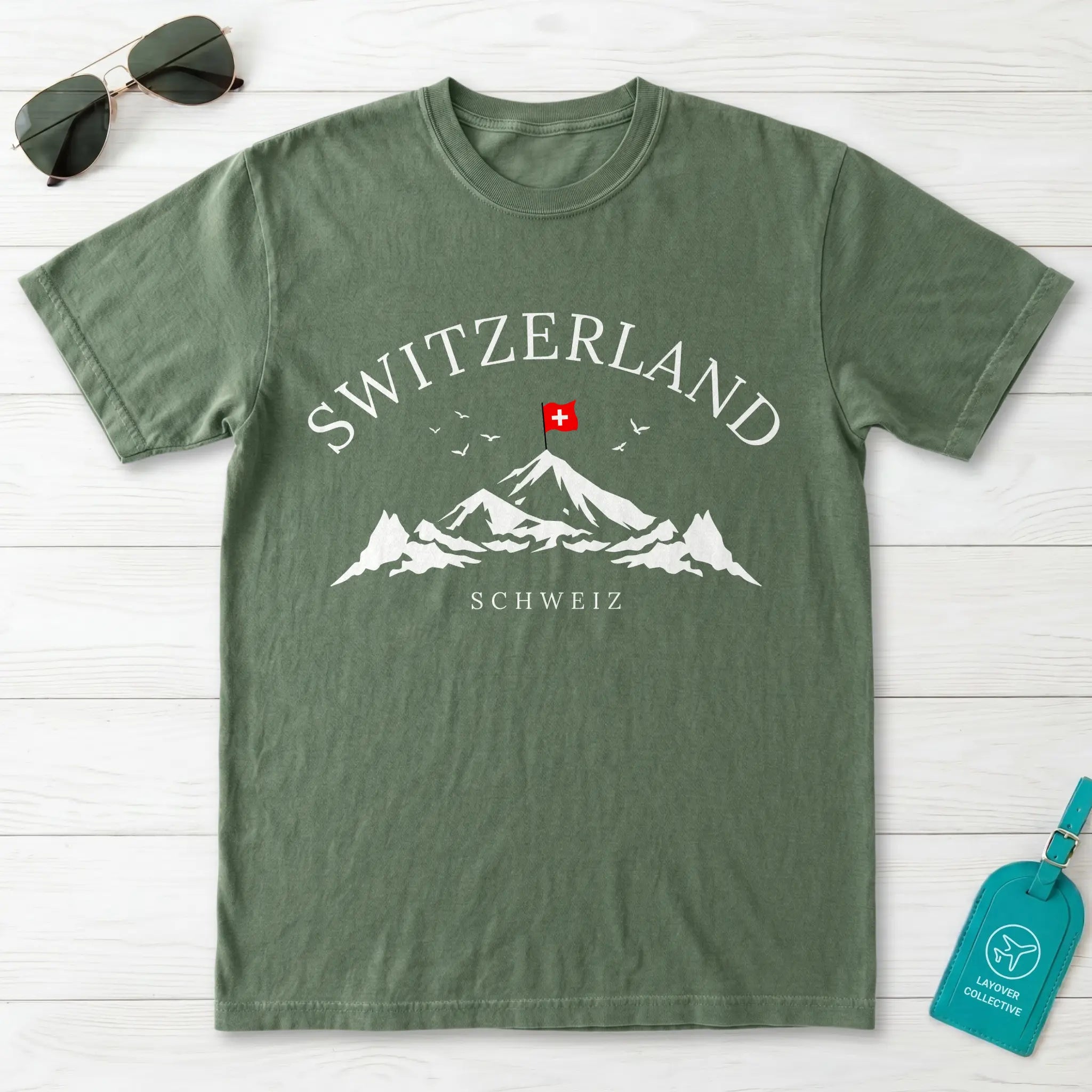 Switzerland Mountain Vista T-Shirt