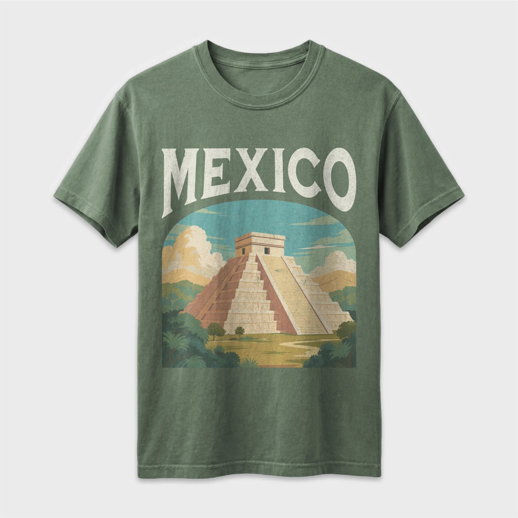 Mexico Vintage Travel Poster T-Shirt