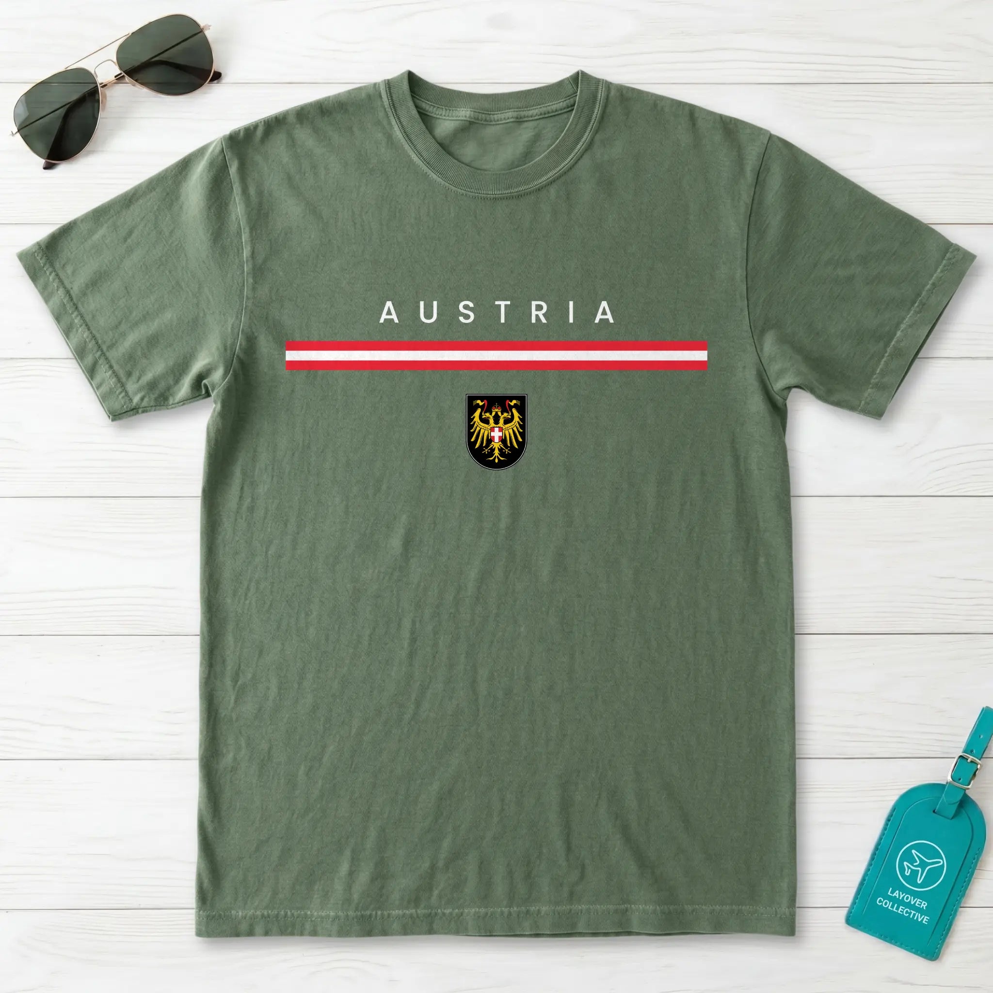 Austria Flagline T-Shirt