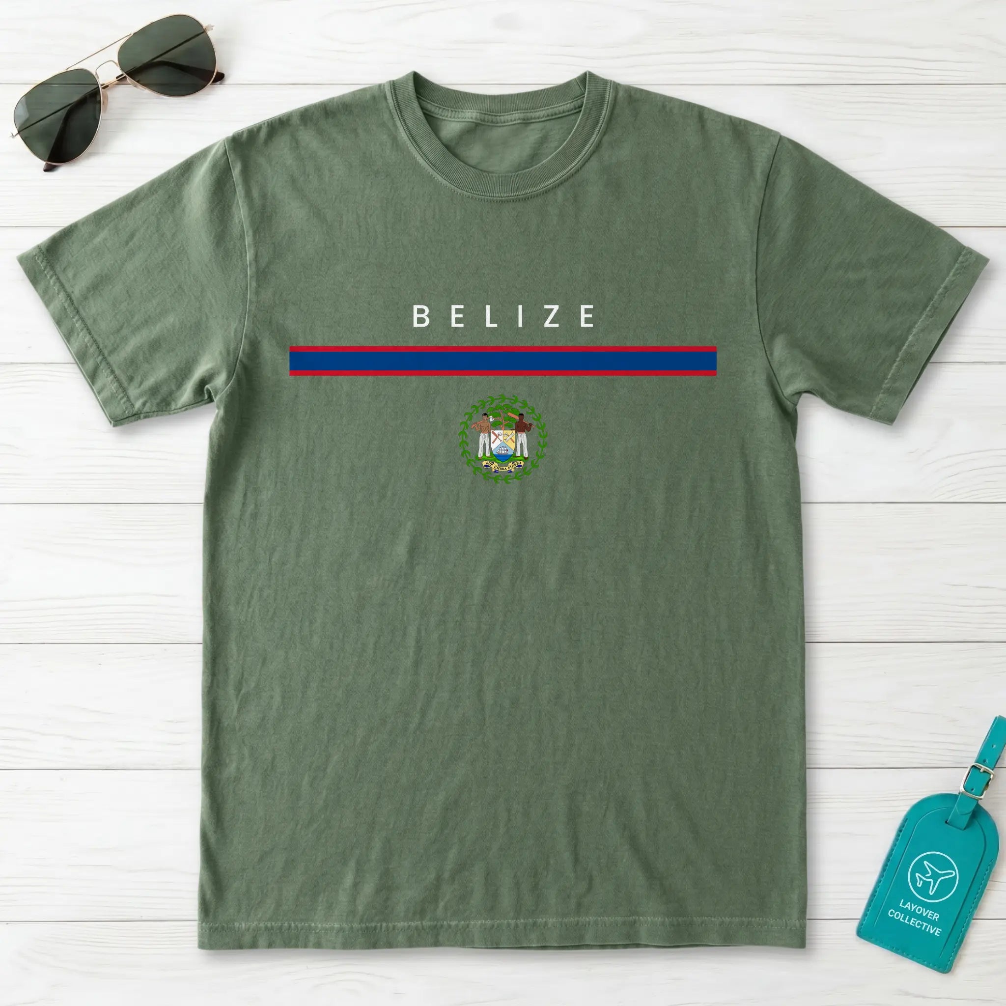Belize Flagline T-Shirt