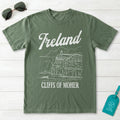 Ireland Cliffs of Moher Line Art T-Shirt