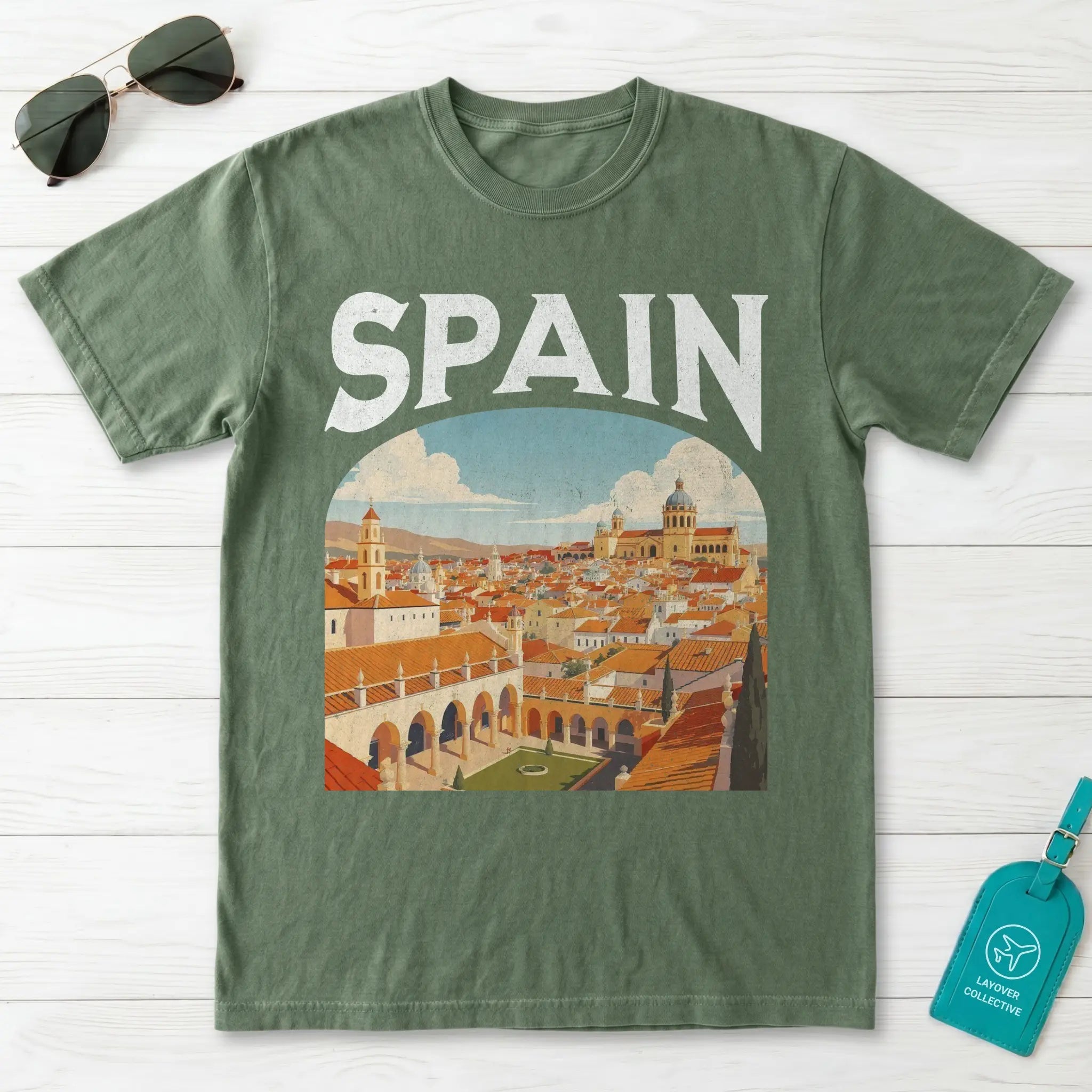Spain Vintage Travel Poster T-Shirt
